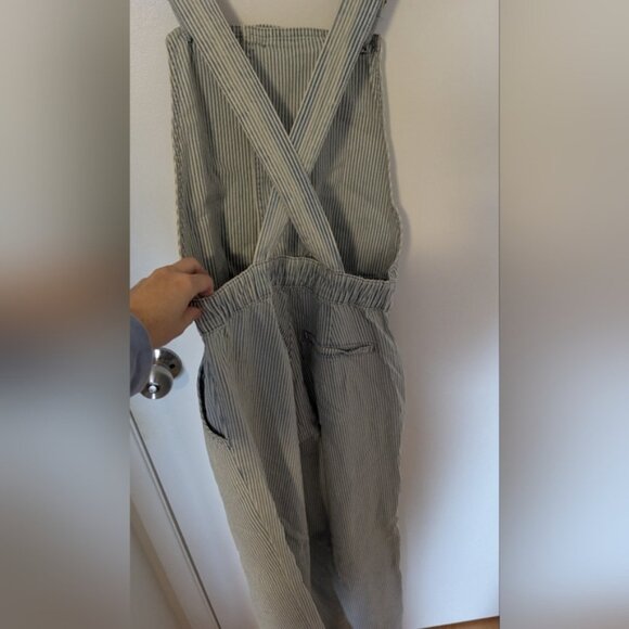 Womens Striped Overalls - Size 38 - Picture 5 of 6